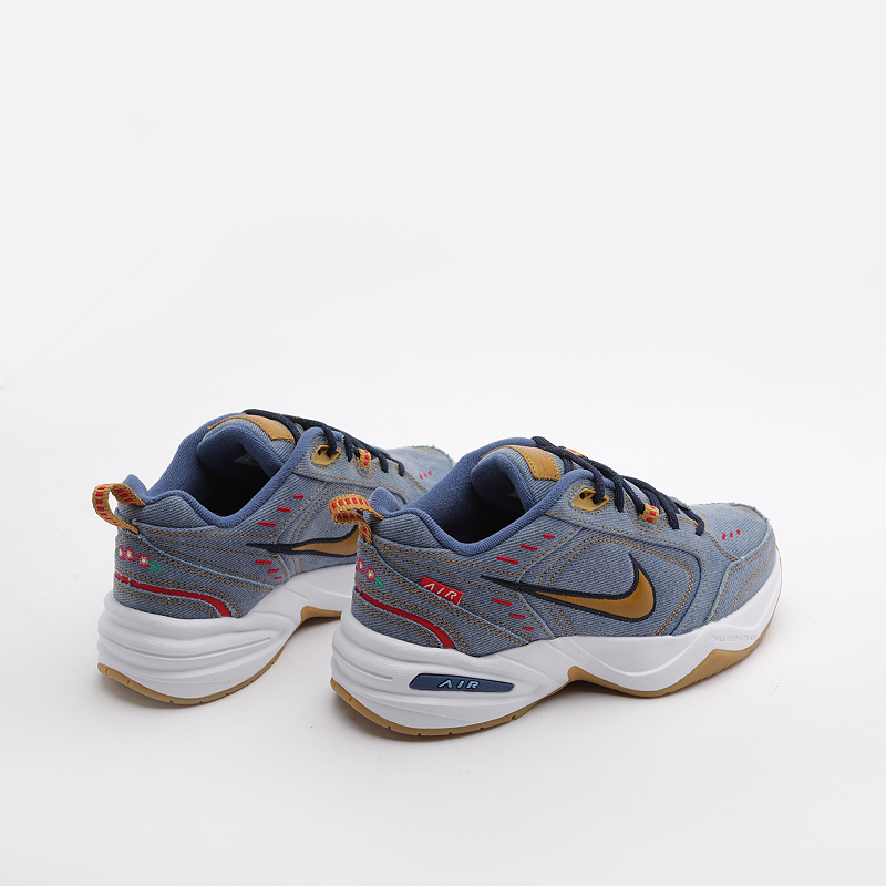  синие кроссовки Nike Air Monarch IV PRM AV6676-400 - цена, описание, фото 4